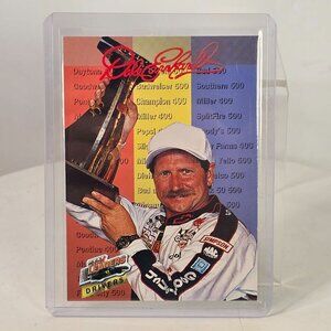 Dale Earnhardt Stat Leaders Drivers Collectible Card